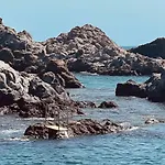 Puesta Del Sol En Playa Arena