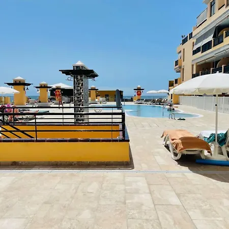 Puesta Del Sol En Playa Arena Apartamento